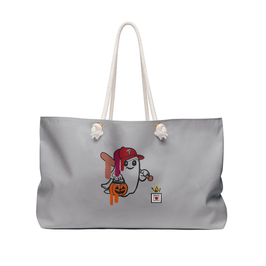 Halloween Ghost Phillies Edition - Oversized Weekender Tote Bag