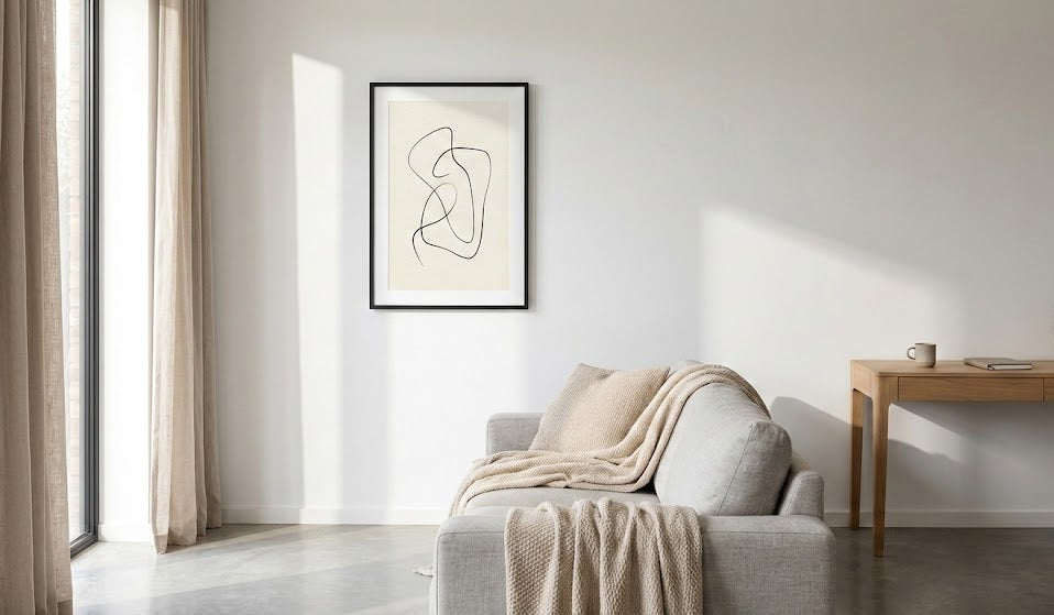How Minimal Wall Art Can Instantly Upgrade Your Room or Workspace
